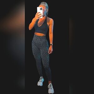 Yoga Leopard Print Tights High Stretch Sports Leggings